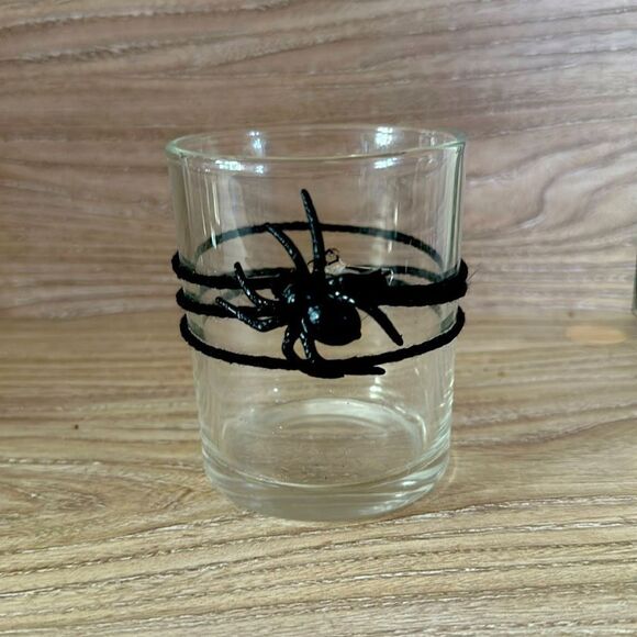Spider glass votive - Picture 1 of 5